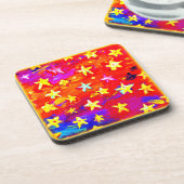 Lebhafte Farben der Sterne. Jetzt kaufen Getränkeuntersetzer (Linke Seite)