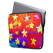 Lebhafte Farben der Sterne. Jetzt kaufen Laptopschutzhülle (Vorderseite Links)