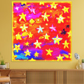 Lebhafte Farben der Sterne. Jetzt kaufen Leinwanddruck (Insitu (Wohnzimmer))