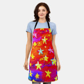 Lebhafte Farben der Sterne. Jetzt kaufen Schürze (Getragen)
