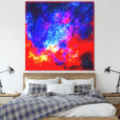 Lebhafte Farben Nebulae. Jetzt kaufen Leinwanddruck (Insitu (Schlafzimmer))