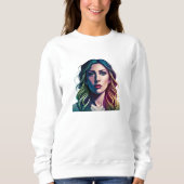 lebhafte Farben, Sweatshirt (Vorderseite)