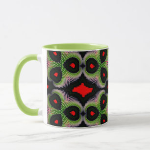 Lebhafte farbenfrohe Combo-Tasse - perfekte Größe, Tasse