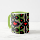 Lebhafte farbenfrohe Combo-Tasse - perfekte Größe, Tasse (Vorderseite Links)