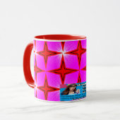 Lebhafte farbenfrohe Combo-Tasse - perfekte Größe, Tasse (Vorderseite Links)