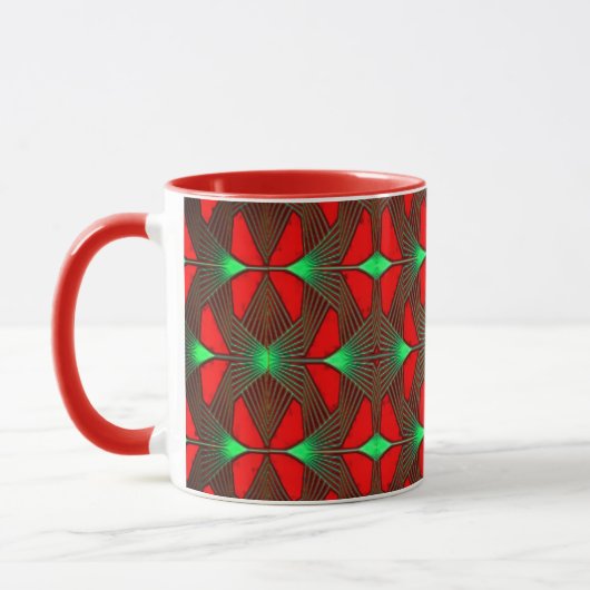 Lebhafte farbenfrohe Combo-Tasse - perfekte Größe, Tasse (Links)