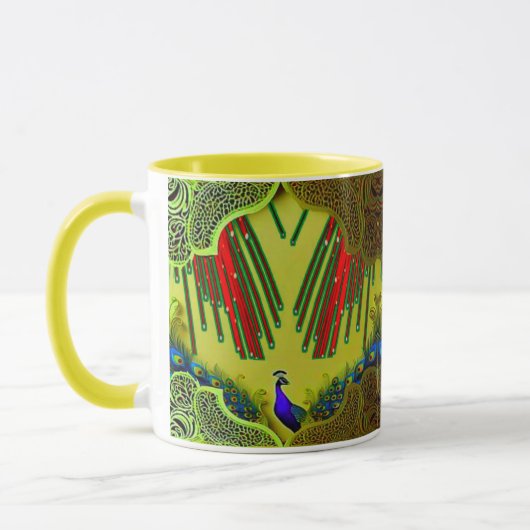 Lebhafte farbenfrohe Combo-Tasse - perfekte Größe, Tasse (Links)