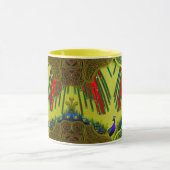 Lebhafte farbenfrohe Combo-Tasse - perfekte Größe, Tasse (Zentrum)