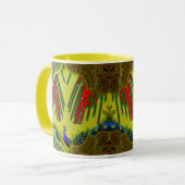 Lebhafte farbenfrohe Combo-Tasse - perfekte Größe, Tasse (Vorderseite Links)