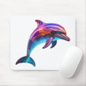 Lebhafte farbenfrohe Dolphin Mousepad (Mit Mouse)
