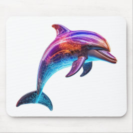 Lebhafte farbenfrohe Dolphin Mousepad