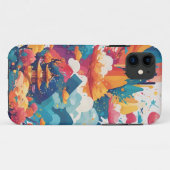 Lebhafte farbenfrohe iPhone-Rückseite Case-Mate iPhone Hülle (Rückseite (Horizontal))