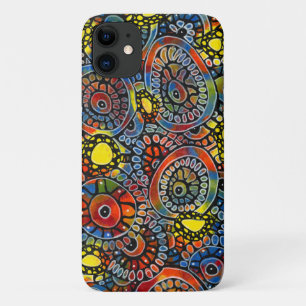 Lebhafte, farbenfrohe Oval Corals Original Abstrak Case-Mate iPhone Hülle
