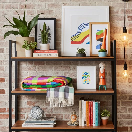 Lebhafte, farbenfrohe Rainbow-Plätze Fleecedecke