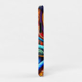 Lebhafte farbenfrohe Wirbel Case-Mate iPhone Hülle (Hinten/Rechts)