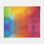 Lebhafte Farbexplosionen Fleecedecke (Vorderseite (Horizontal))