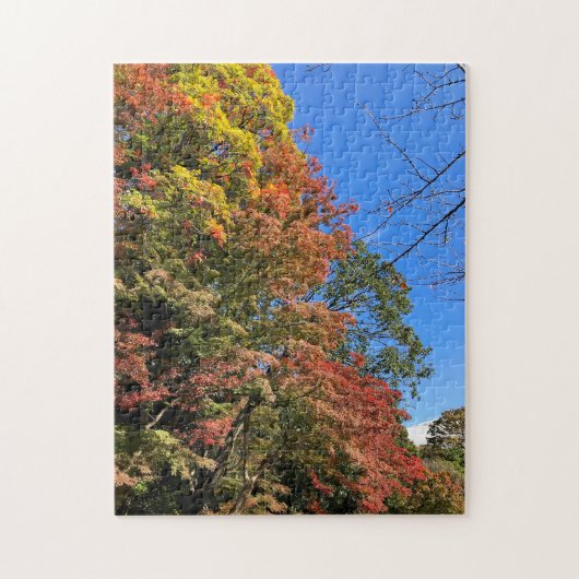 Lebhafte farbige Ahorn Puzzle (Vertikal)