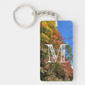 Lebhafte farbige Ahorn Schlüsselanhänger (Vorderseite)