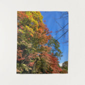 Lebhafte farbige Ahorn Wandteppich (Vorderseite)