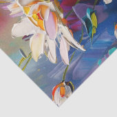 Lebhafte farbige Daisy-Blume Seidenpapier (Detail)