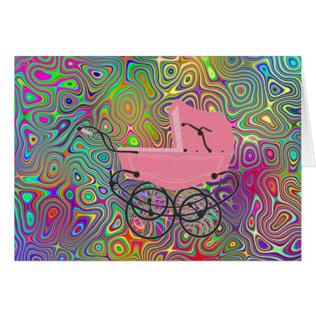 Lebhafte farbige Wirbel (Vorderseite (Horizontal))