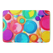 Lebhafte Farbpalette Badematte (Vorderseite)