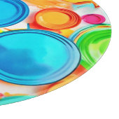 Lebhafte Farbpalette Schneidebrett (Ecke)