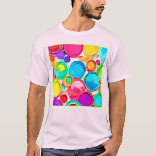 Lebhafte Farbpalette T-Shirt (Vorderseite)