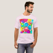 Lebhafte Farbpalette T-Shirt (Vorne ganz)