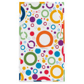 Lebhafte Farbreihen Kleine Geschenktüte (Rückseite)