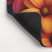 Lebhafte Farbtöne, blau, gelb, orange Farbe Mousepad (Ecke)