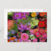 lebhafte Farbtönen Postkarte (Vorne/Hinten)