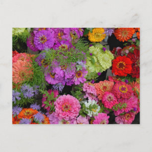 lebhafte Farbtönen Postkarte