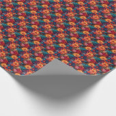 Lebhafte Feier Geschenkpapier (Ecke)