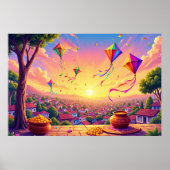 Lebhafte Festspiele mit Drachen Poster (Vorne)