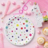 Lebhafte Fiesta Polka Dot Paper Teller (Party)