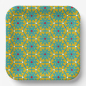 Lebhafte Fiesta Sternexplosion Paper Teller (Vorderseite)