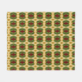 Lebhafte Fleece: Trendblanket-Muster auf Zazzle Fleecedecke (Vorderseite (Horizontal))