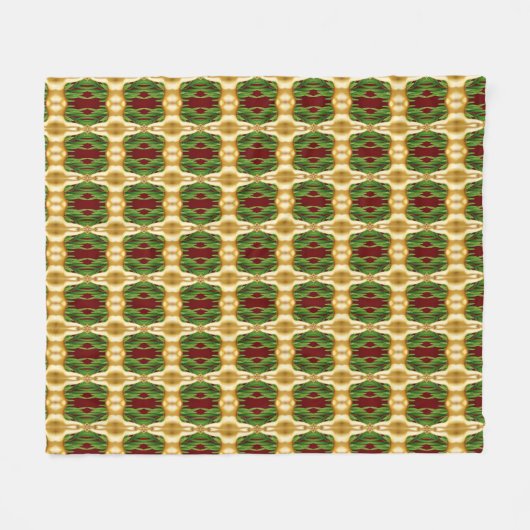 Lebhafte Fleece: Trendblanket-Muster auf Zazzle Fleecedecke (Vorderseite (Horizontal))