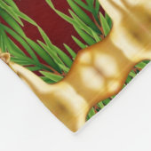 Lebhafte Fleece: Trendblanket-Muster auf Zazzle Fleecedecke (Ecke)