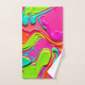 Lebhafte flüssige Farbe Badhandtuch Set (Handtuch)