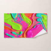 Lebhafte flüssige Farbe Badhandtuch Set (Handtuch)