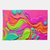 Lebhafte flüssige Farbe Geschirrtuch (Horizontal)
