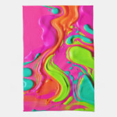 Lebhafte flüssige Farbe Geschirrtuch (Vertikal)