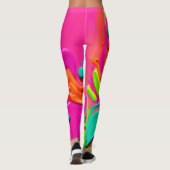 Lebhafte flüssige Farbe Leggings (Rückseite)