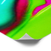 Lebhafte flüssige Farbe Poster (Ecke)