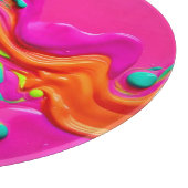 Lebhafte flüssige Farbe Schneidebrett (Ecke)