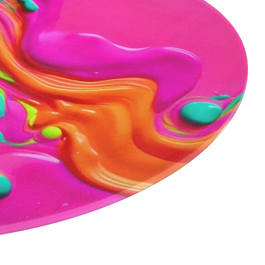 Lebhafte flüssige Farbe Schneidebrett (Ecke)