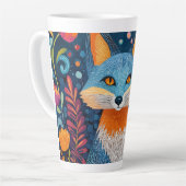 Lebhafte Fox Dot Kunst, Dichtung und Musik Milchtasse (Linke Ecke)