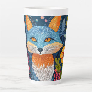 Lebhafte Fox Dot Kunst, Dichtung und Musik Milchtasse